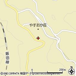 長野県下伊那郡泰阜村7613周辺の地図