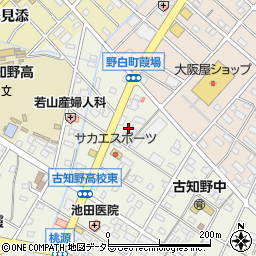 愛知県江南市古知野町熱田64周辺の地図