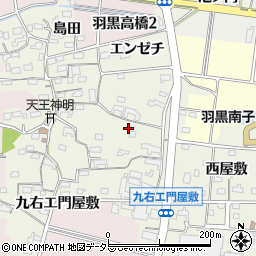愛知県犬山市羽黒高橋郷101周辺の地図