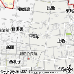 愛知県一宮市浅井町小日比野平野48周辺の地図