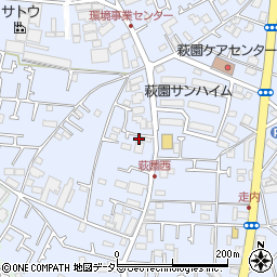 神奈川県茅ヶ崎市萩園2856周辺の地図