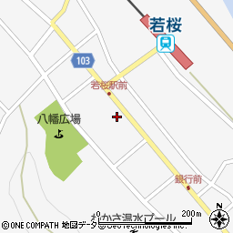 鳥取信用金庫若桜支店周辺の地図
