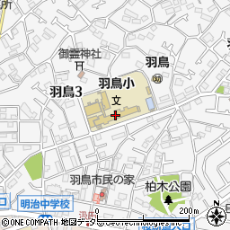 藤沢市立羽鳥小学校周辺の地図