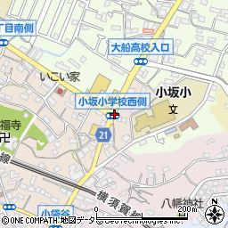 レイウェル鎌倉入口周辺の地図