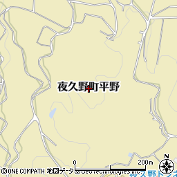 京都府福知山市夜久野町平野周辺の地図