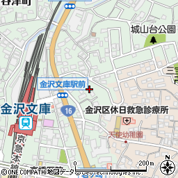 神奈川県横浜市金沢区谷津町162周辺の地図