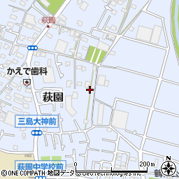 神奈川県茅ヶ崎市萩園1778周辺の地図