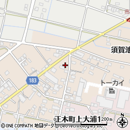 岐阜県羽島市正木町須賀赤松349-2周辺の地図