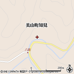 京都府南丹市美山町知見（落窪谷）周辺の地図