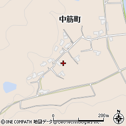京都府綾部市中筋町家ノ下周辺の地図
