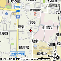 愛知県犬山市羽黒新田郷東62周辺の地図