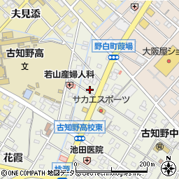 愛知県江南市古知野町熱田29周辺の地図