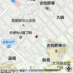 愛知県江南市高屋町遠場8周辺の地図