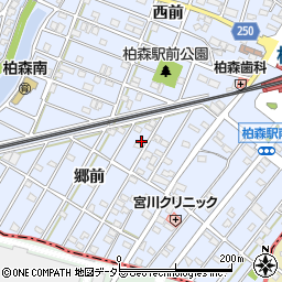 愛知県丹羽郡扶桑町柏森郷前54周辺の地図