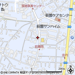 神奈川県茅ヶ崎市萩園2814周辺の地図