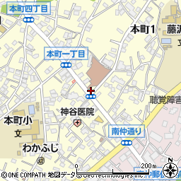 藤沢服装研究所周辺の地図