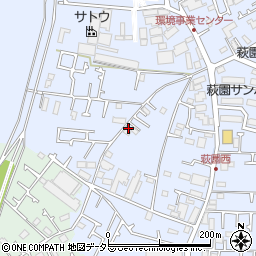 神奈川県茅ヶ崎市萩園3004周辺の地図