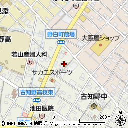 愛知県江南市古知野町熱田62周辺の地図