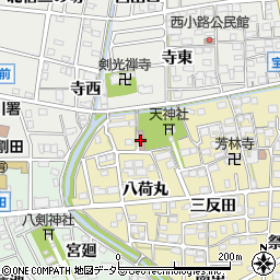 木曽川公民館北館周辺の地図