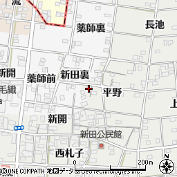 愛知県一宮市浅井町小日比野平野37周辺の地図