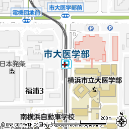 市大医学部駅周辺の地図