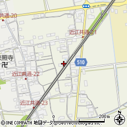 滋賀県米原市顔戸1645周辺の地図