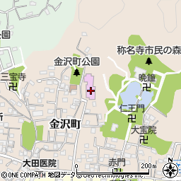 神奈川県立金沢文庫図書閲覧室周辺の地図