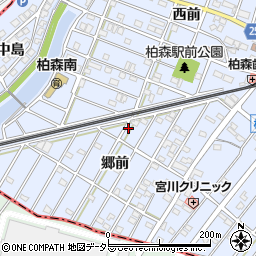 愛知県丹羽郡扶桑町柏森郷前69周辺の地図