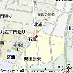 愛知県犬山市石塚周辺の地図
