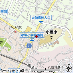 神奈川県鎌倉市小袋谷559周辺の地図