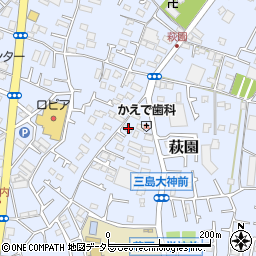 神奈川県茅ヶ崎市萩園1692周辺の地図