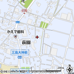神奈川県茅ヶ崎市萩園1781周辺の地図