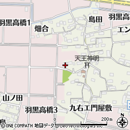 愛知県犬山市羽黒高橋郷44周辺の地図
