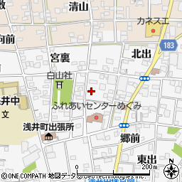 愛知県一宮市浅井町前野西薮55周辺の地図