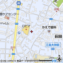 神奈川県茅ヶ崎市萩園1404周辺の地図
