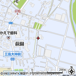 神奈川県茅ヶ崎市萩園1852周辺の地図