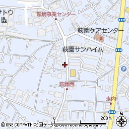 神奈川県茅ヶ崎市萩園2816周辺の地図