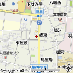 愛知県犬山市羽黒新田郷東40周辺の地図