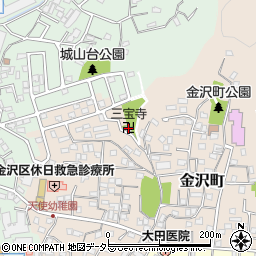 三宝寺周辺の地図