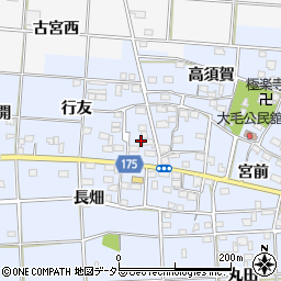 愛知県一宮市大毛西郷31周辺の地図