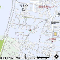 神奈川県茅ヶ崎市萩園3186周辺の地図