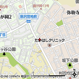 タイムズ藤沢弥勒寺駐車場周辺の地図