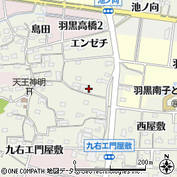 愛知県犬山市羽黒高橋郷95-2周辺の地図