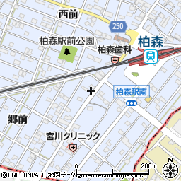 愛知県丹羽郡扶桑町柏森郷前10周辺の地図