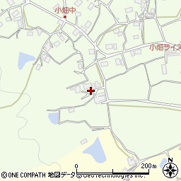 京都府綾部市小畑町（田畑）周辺の地図
