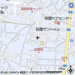 神奈川県茅ヶ崎市萩園2817周辺の地図