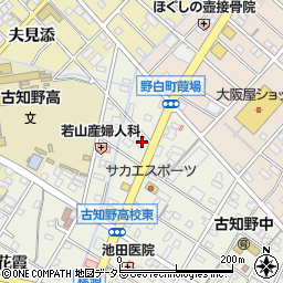 愛知県江南市古知野町熱田25周辺の地図