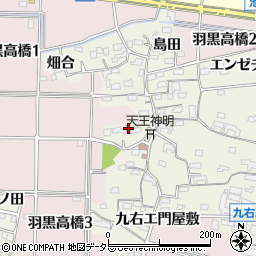 愛知県犬山市羽黒高橋郷47周辺の地図