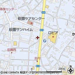 神奈川県茅ヶ崎市萩園1311周辺の地図
