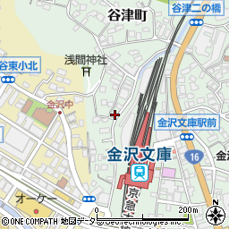 神奈川県横浜市金沢区谷津町401周辺の地図